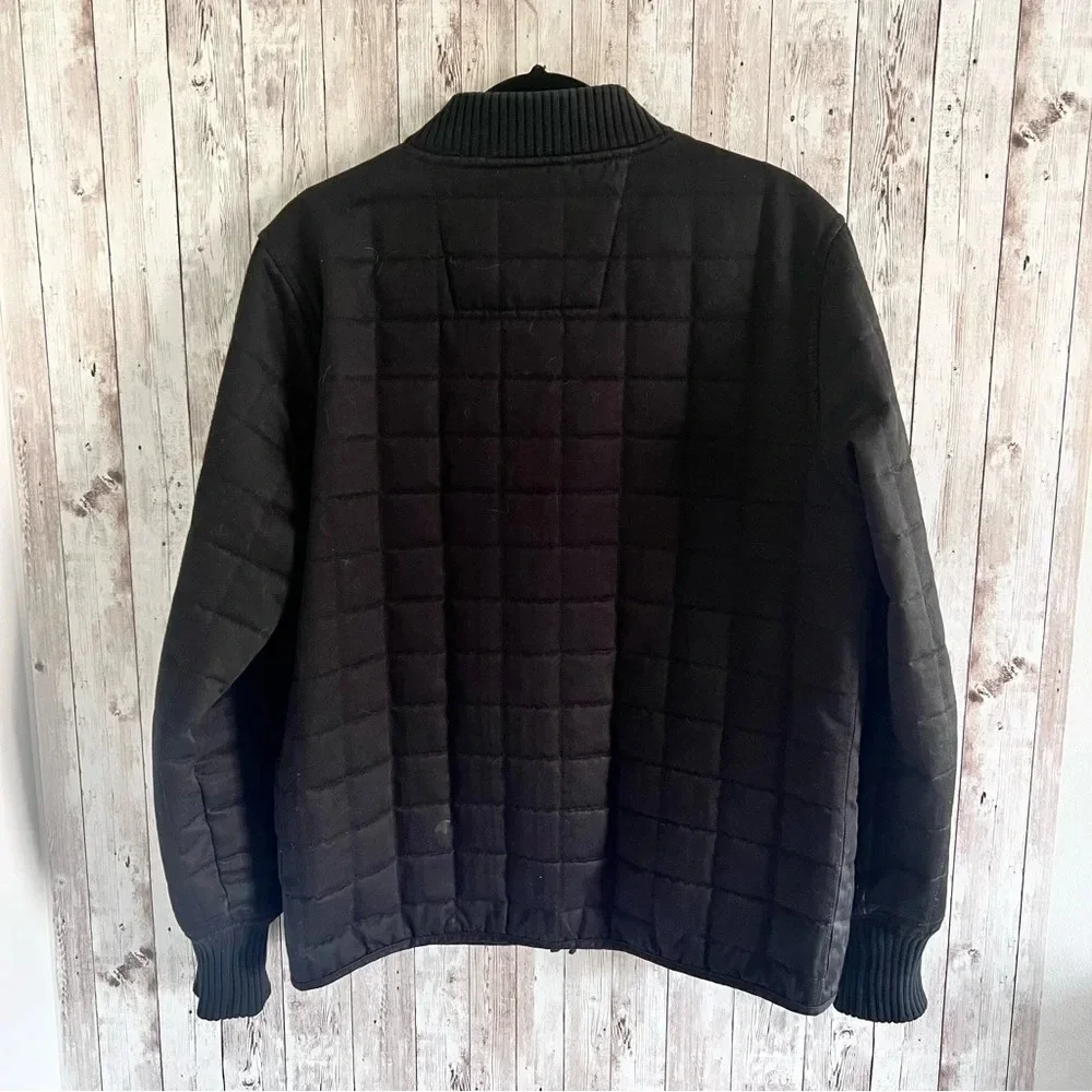 Krew Men’s Quilted Bomber Jacket - Picture 3 of 4